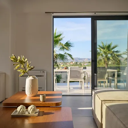 Villa Kyamon Luxury With Heated Saltwater Pool Near Chania Hanya