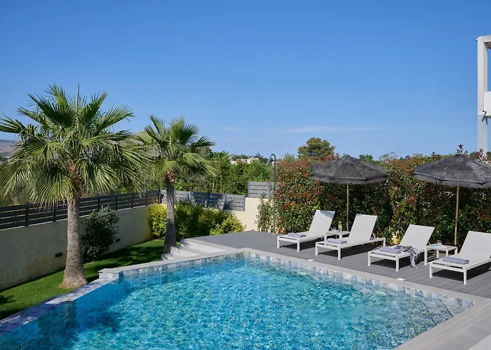 Kyamon Luxury With Heated Saltwater Pool Near Chania Вілла Ханья (Крит)
