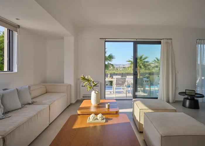 Kyamon Luxury With Heated Saltwater Pool Near Chania Вілла